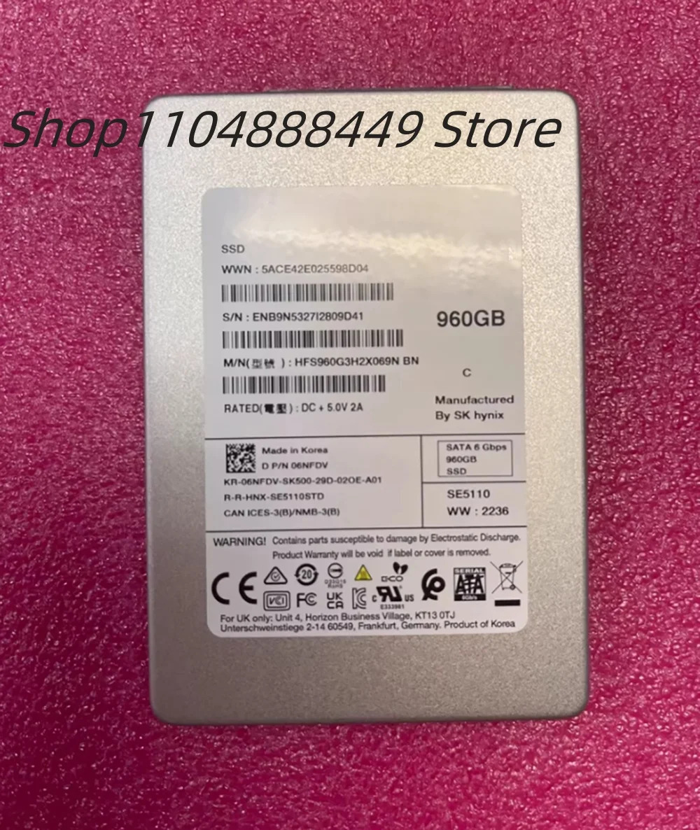DELL EMC 960G 06NFDV HFS960G3H2X069N BN사시