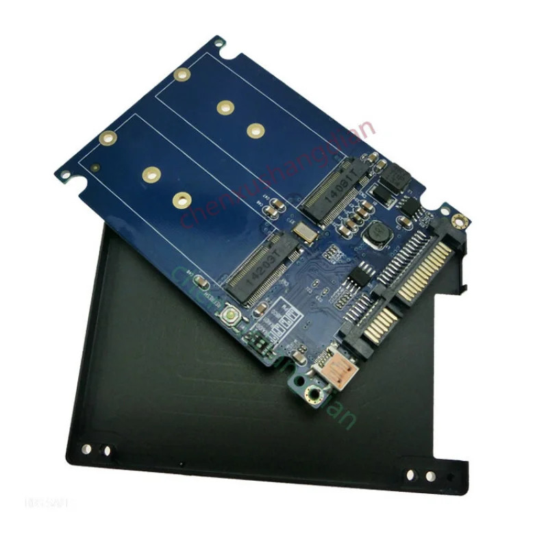 듀얼 NGFF to SATA3 어댑터 카드 M.2 USB3.0 그룹 RAID 2.5