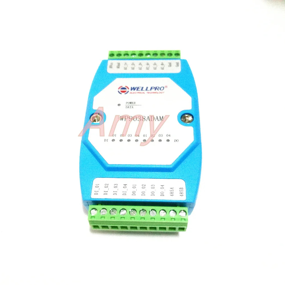 0-20MA / 4-20MA 아날로그 입력모듈 6AI 4DI 4DO RS485 MODBUS 통신