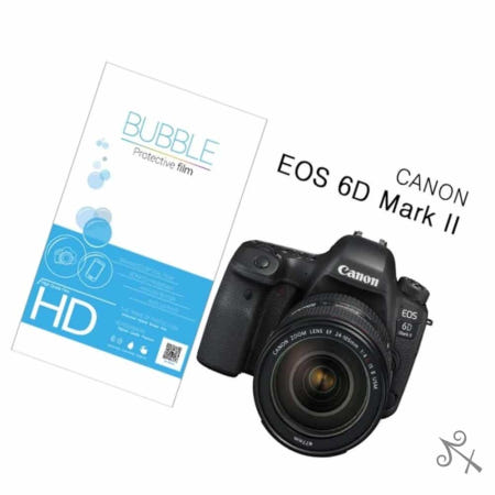 컬레웨이브OEM 캔캔토토 버블 HD강화필름 2장 <b>캐논</b> <b>EOS</b> <b>6D</b> <b>MARK</b> <b>II</b> 상단포함 선명한필름