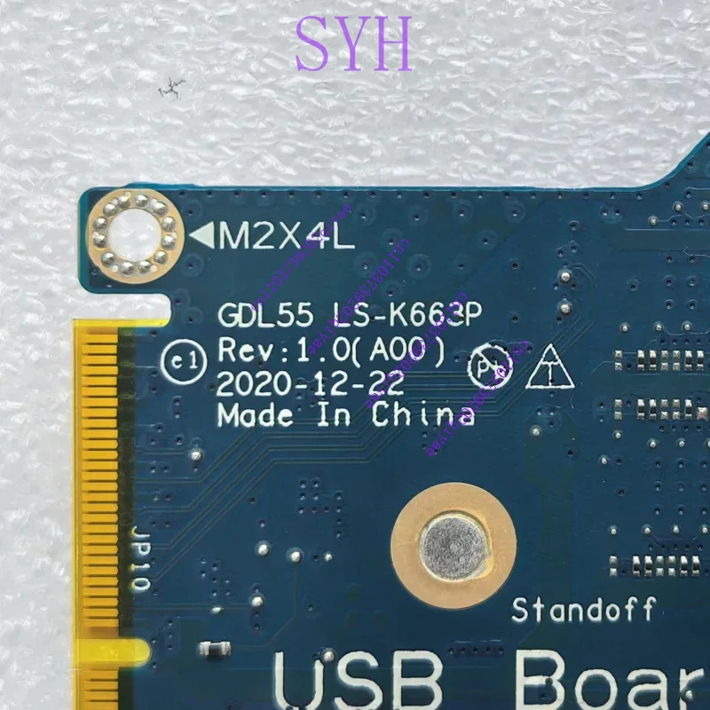 Dell G15 5510 5511 USB 소형 보드 IO LS-K663P 0TR4T5 XMSJ 원본