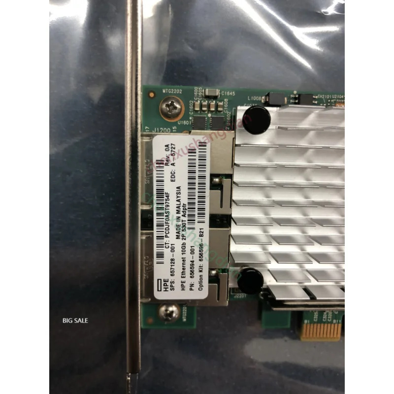 530T 듀얼 포트 네트워크 인터페이스 카드 hp호환 656596-B21 656594-001 10Gb 657128-001