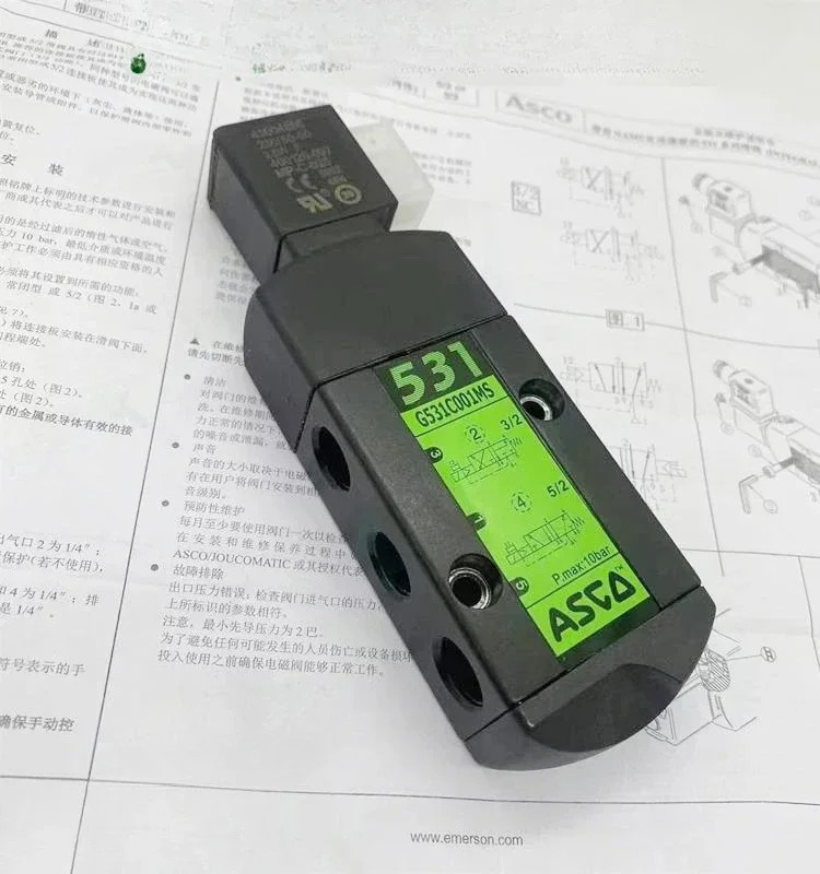 전자기 밸브 G531C001MS/공압 방향 AC220/DC24