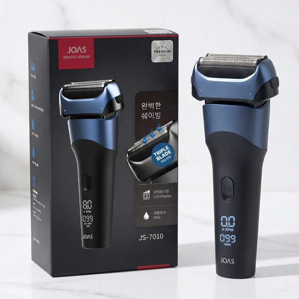 조아스 전기면도기 트리플 블레이드 JS-7010 생활방수 전동면도기 제품 이미지