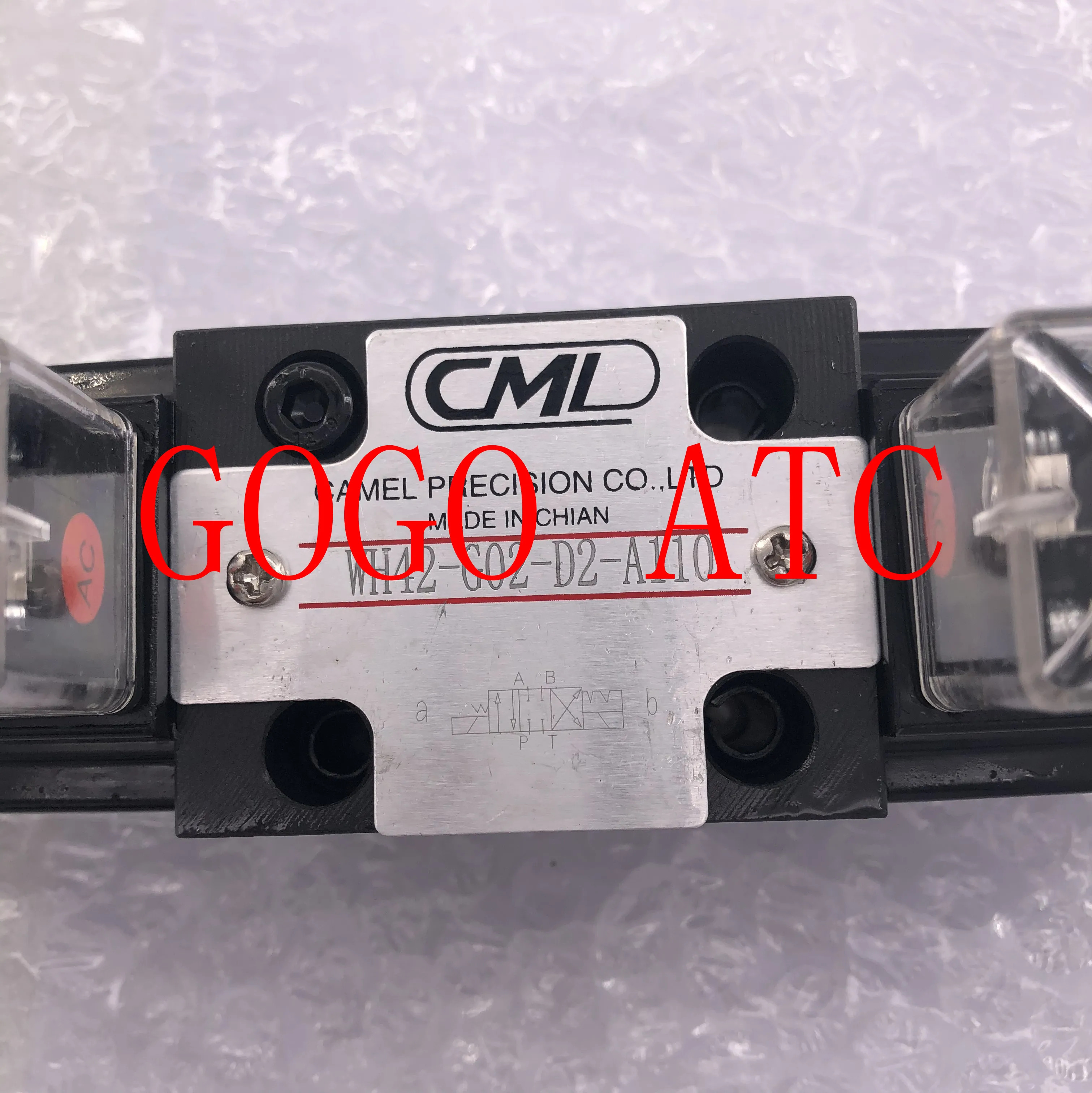 솔레노이드 밸브 대만 CML WH42-G02-D2-A110 포장 유압