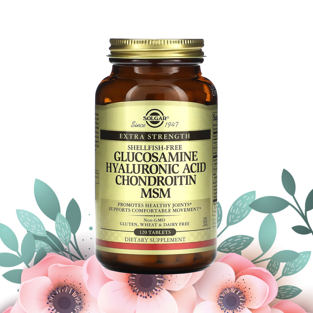 솔가 글루코사민 히알루론산 콘드로이친 MSM 1500mg 120정, 1개 - 상품 이미지