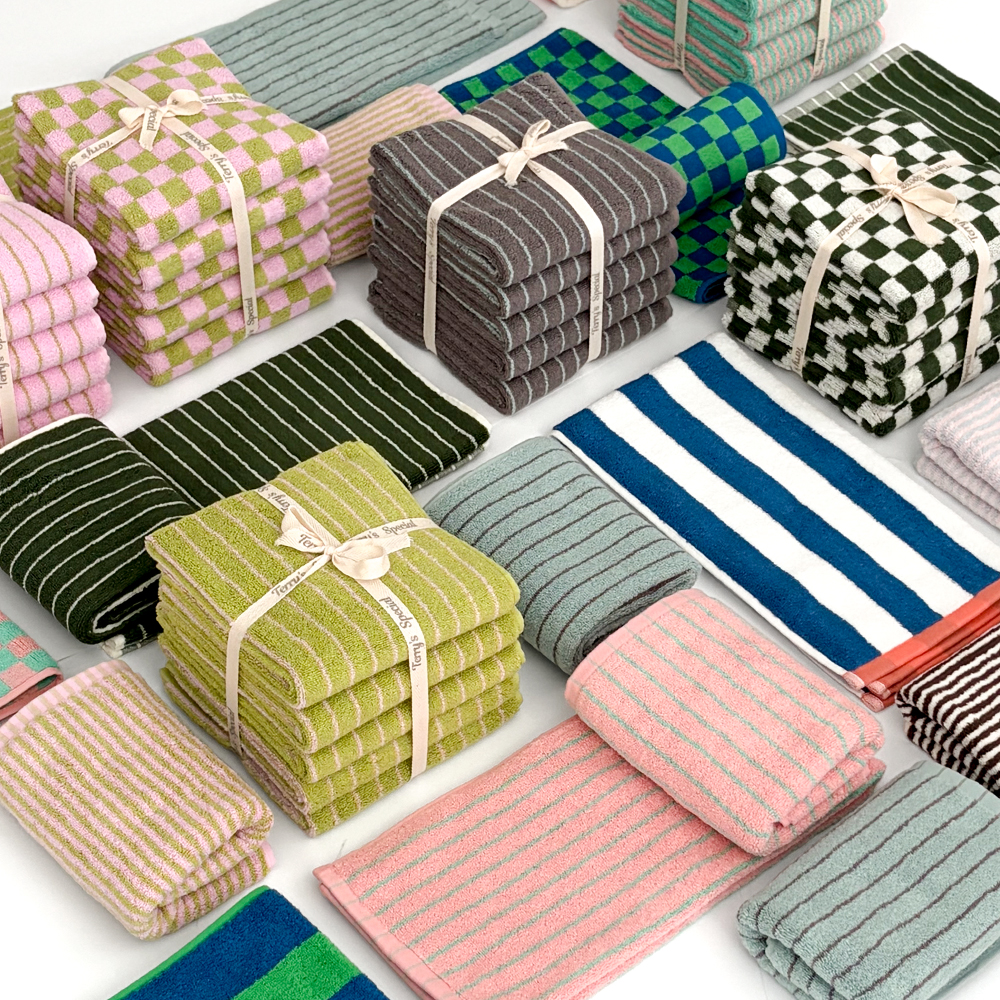 테리파머 호텔 수건 30수 200g 5장 프리미엄 선염 샤워 목욕 페이스 타올 답례품 집들이 신혼 선물 타월 추천 제품 이미지