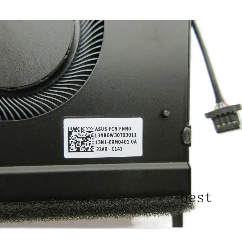 ASUS호환 Zenbook Flip 15 OLED Q539ZD UP6502ZD FCN FNN1 FNN0 13NB0W30T02011 새 원본 노트북 CPU 냉각팬