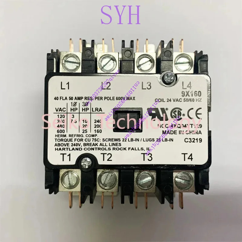 새 9X160 HCC-4XQ04YT129 AC 접촉기 24V 40A XMSJ