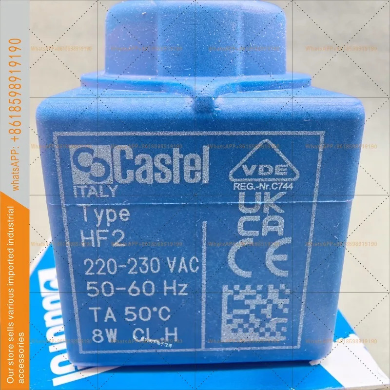 이탈리아 카스텔 솔레노이드 밸브 코일 9300/RA6 HF2 220-230V 8W