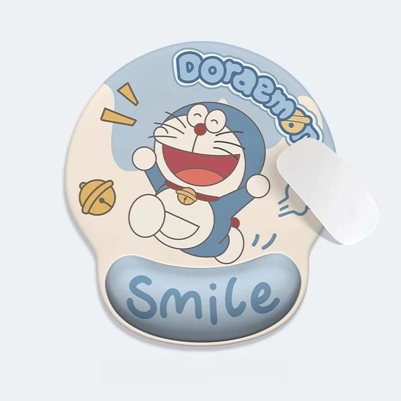도라에몽 마우스 패드 키보드 손목 지지 고무 사무실 책상 손받침 도라에몽마우스패드 - 상품 이미지
