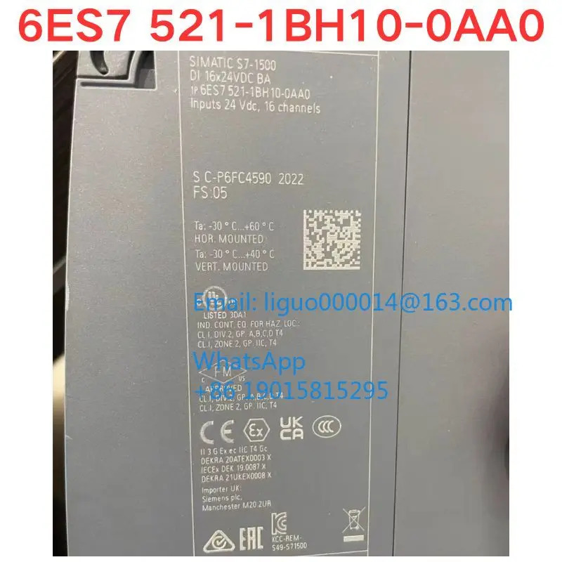원본 6ES7 521-1BH10-0AA0 6ES7521-1BH10-0AA0 모듈