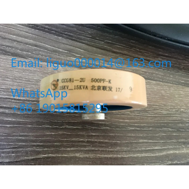 라운드 도자기 고주파 기계 고전압 CCG81-2U 500PF-K 15KV 15KVA