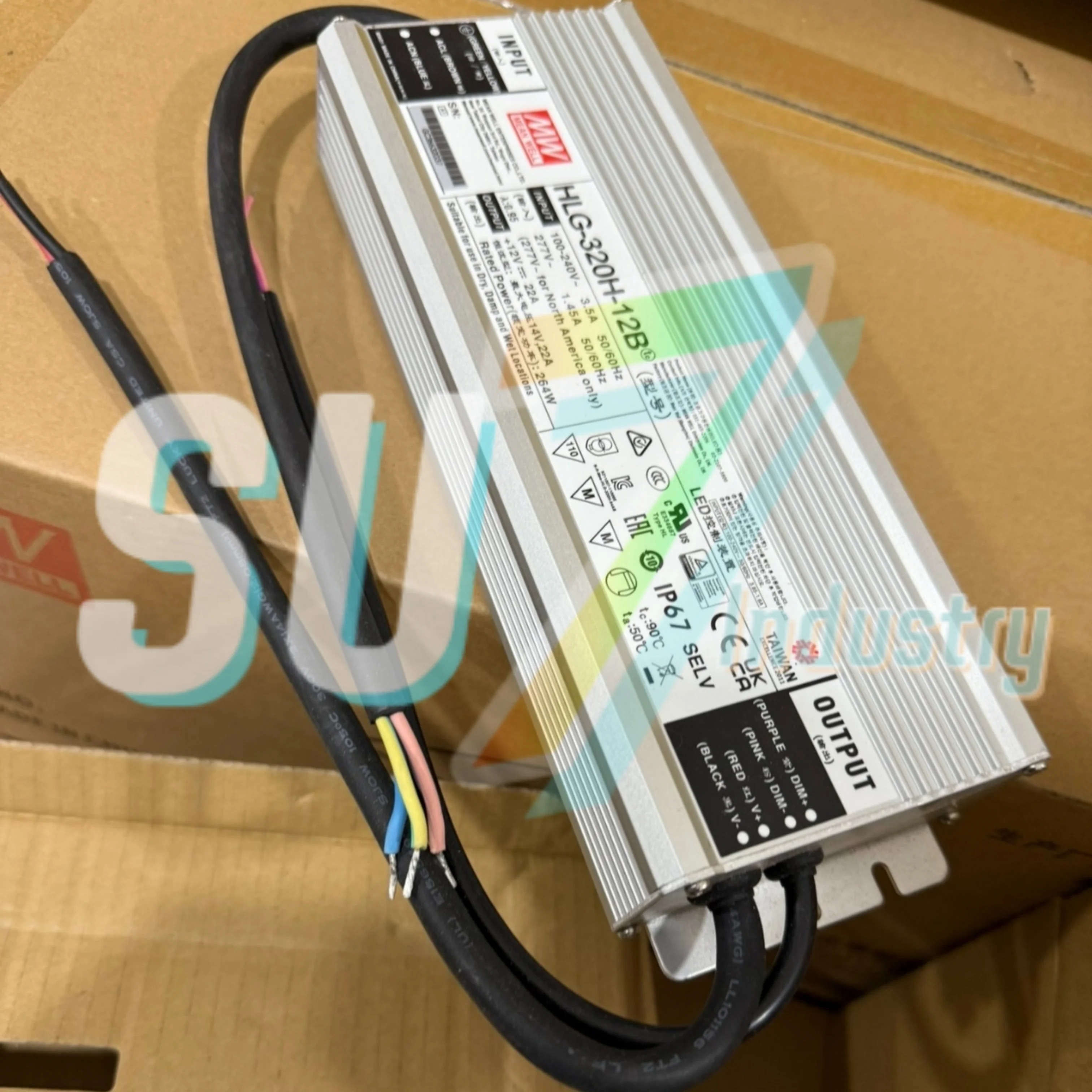 Mean Well HLG-320H-12 HLG-320H-12A HLG-320H-12B 스위치 전원공급장치 내 새
