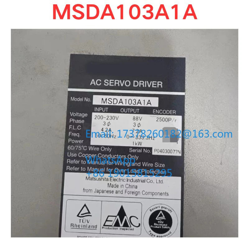 리퍼 MSDA103A1A 서보 드라이버 기능 확OK