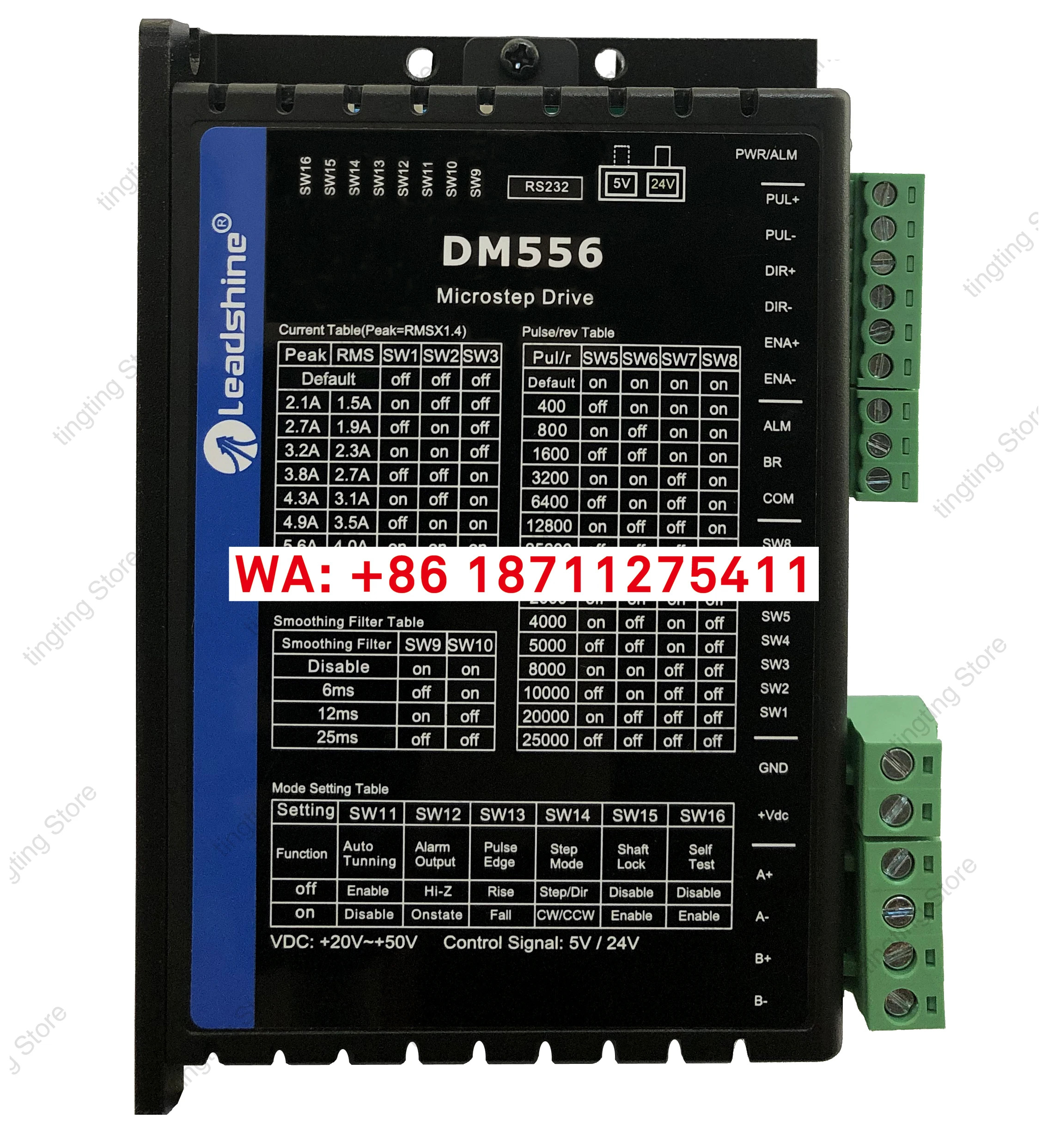 DM556 DM856 DM556S DM556-IO DM556J 스테퍼 드라이브 모터 컨트롤러