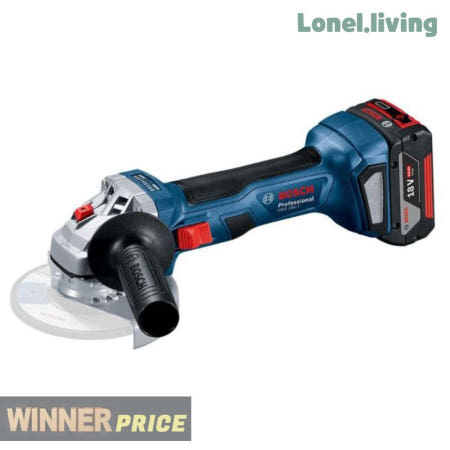 세이온코리아협력사 로넬리빙 보쉬 충전그라인더 18V 5.0Ah 브러쉬리스 GWS18V 7 휴대용