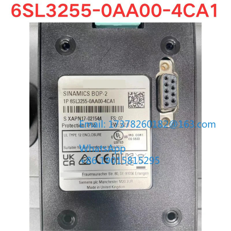 원본 6SL3255-0AA00-4CA1 G120 주파수 변환기 BOP-2 제어판