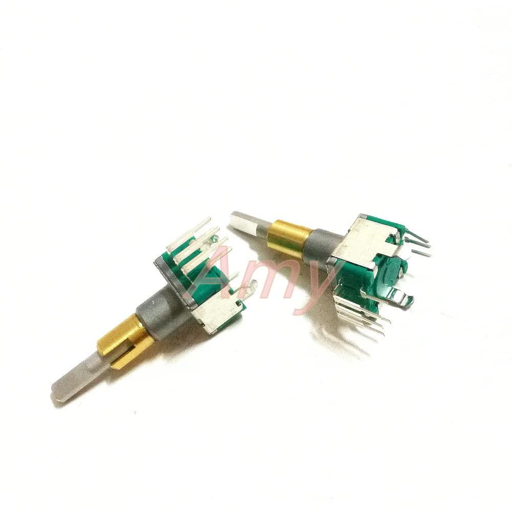 더블 인코더 스위치 30 포지셔닝 15 펄스 포인트 핸들 25mm EC11EBB24C03