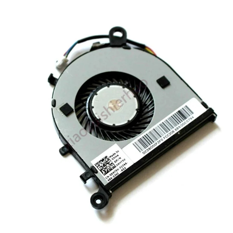 델 XPS 13 9343 9350 9360 9530 L321X P54G XHT5V DC28000F2F0 CPU 냉각팬 4핀 신