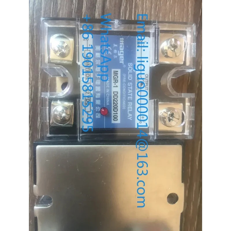 Mager 새 원본 단상 SSR 솔리드 스테이트 릴레이 100A DC-DC DC 제어 MGR-1 DD220D100 5-220V