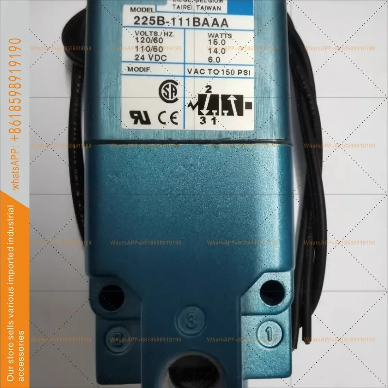 솔레노이드 밸브 225B 611BAAA 111BAAA 121BAAA 새 오리지널 고주파