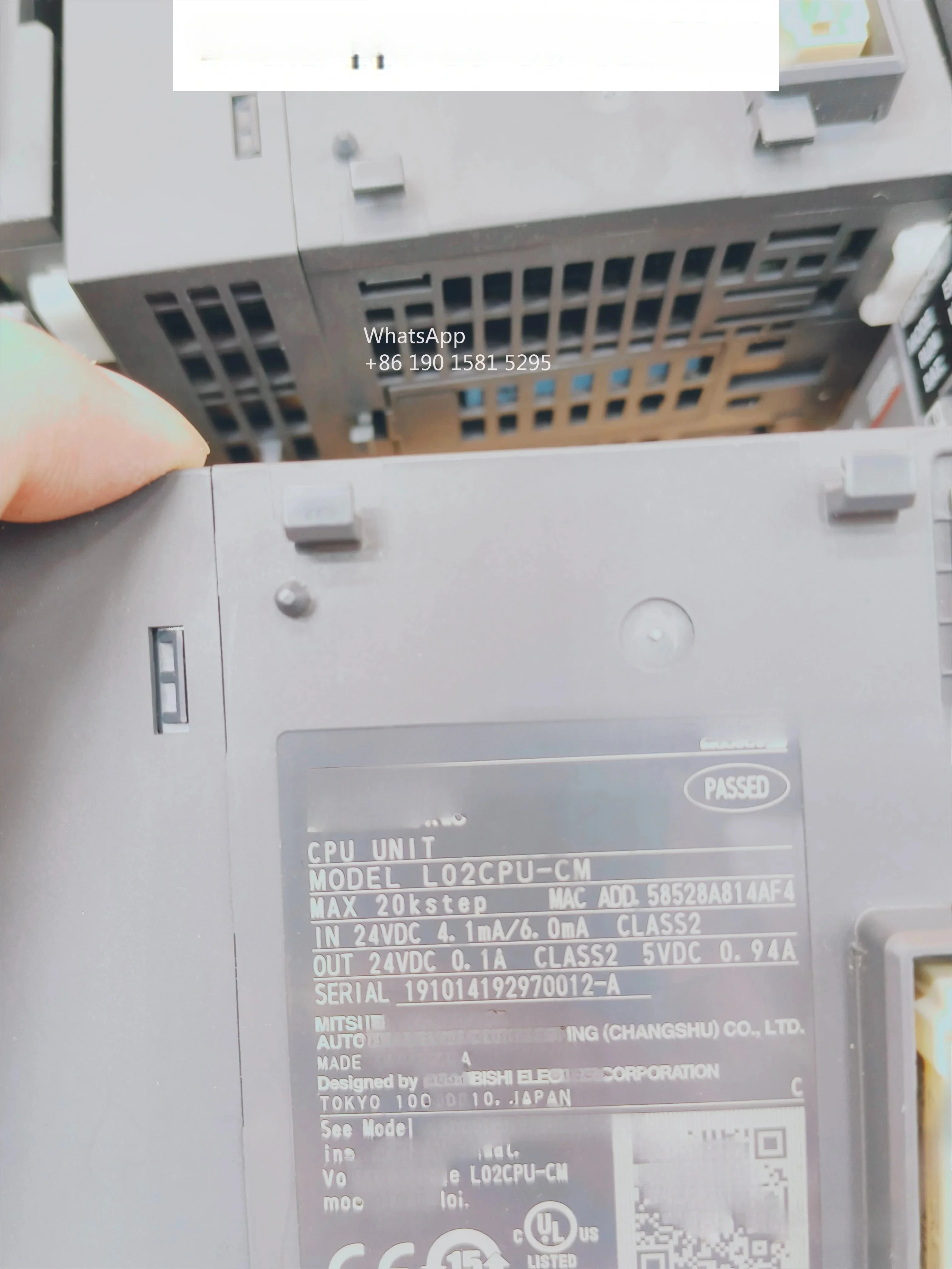 L 컬럼 PLC 컨트롤러 L02CPU-CM 신