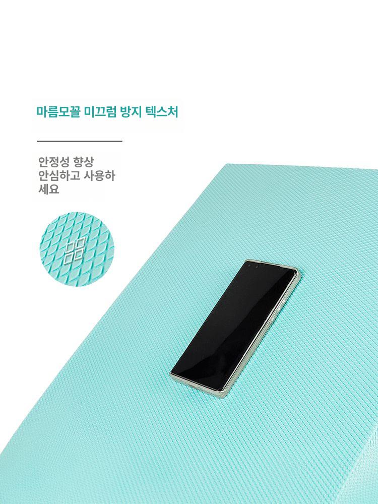 헬스 무릎 매트 쿠션 요가 보호 패드 소 운동 필라테스 밀레니엄핑크 대형 40 50x6cm - 상세 이미지 4