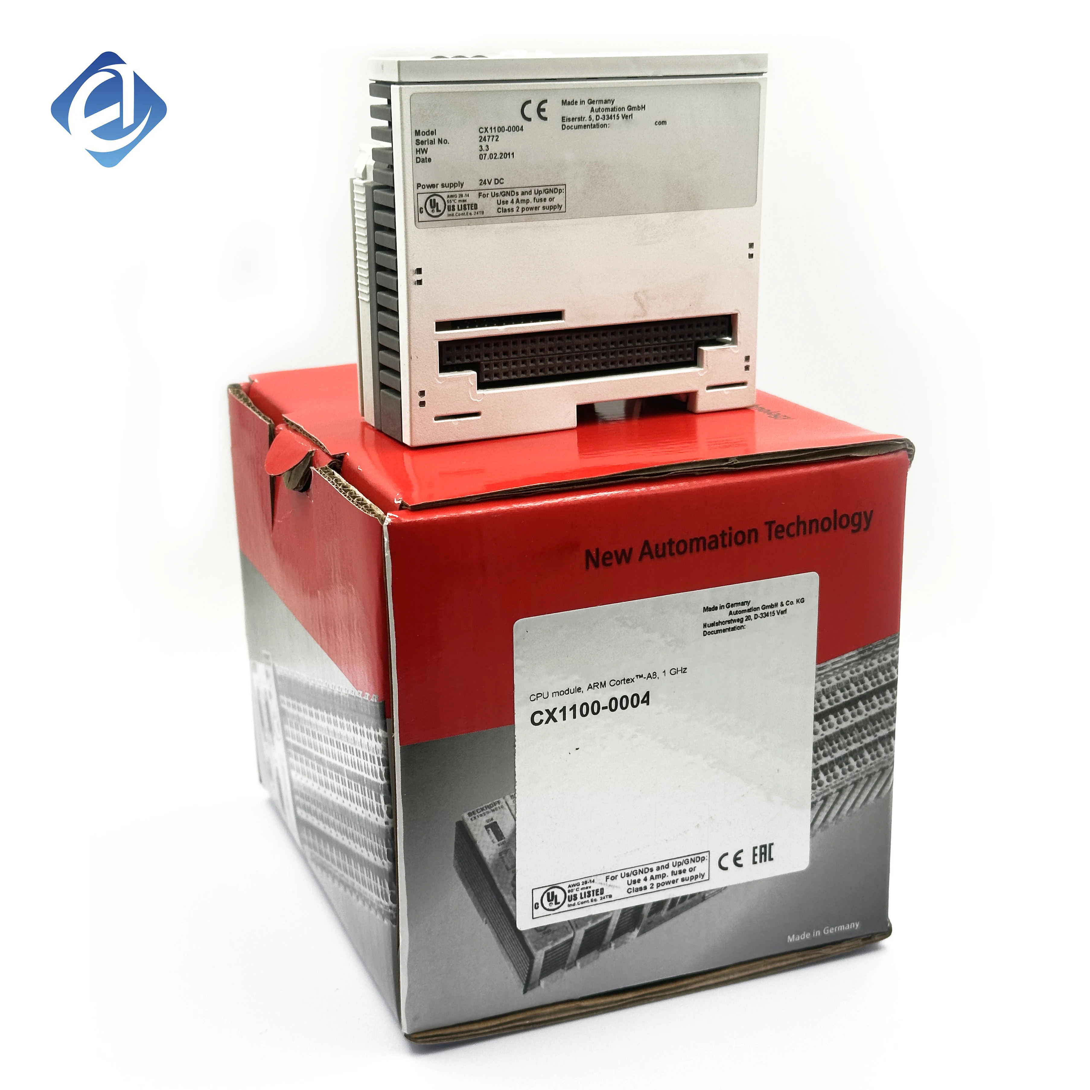 오리지널 CX1100-0004 PLC 아날로그 입력 인터페이스 모듈 1 I/O 110V 작동 전압 전장비용