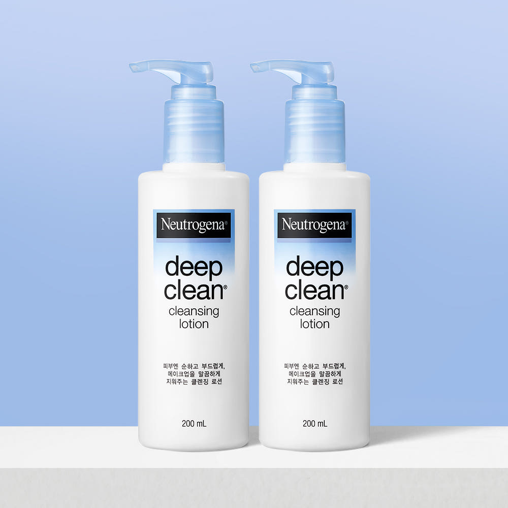뉴트로지나 딥클린 민감피부 보습 저자극 클렌징로션 200ml 2개 가격 비교 켄뷰 공식몰 뉴트로지나 딥클린 민감피부 보습 저자극 클렌징로션 200ml 2개