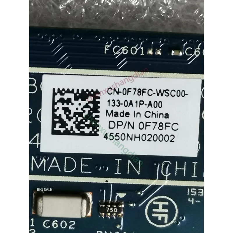 델 L3420 노트북USB 보드 E3420 스위치보드 0F78FC