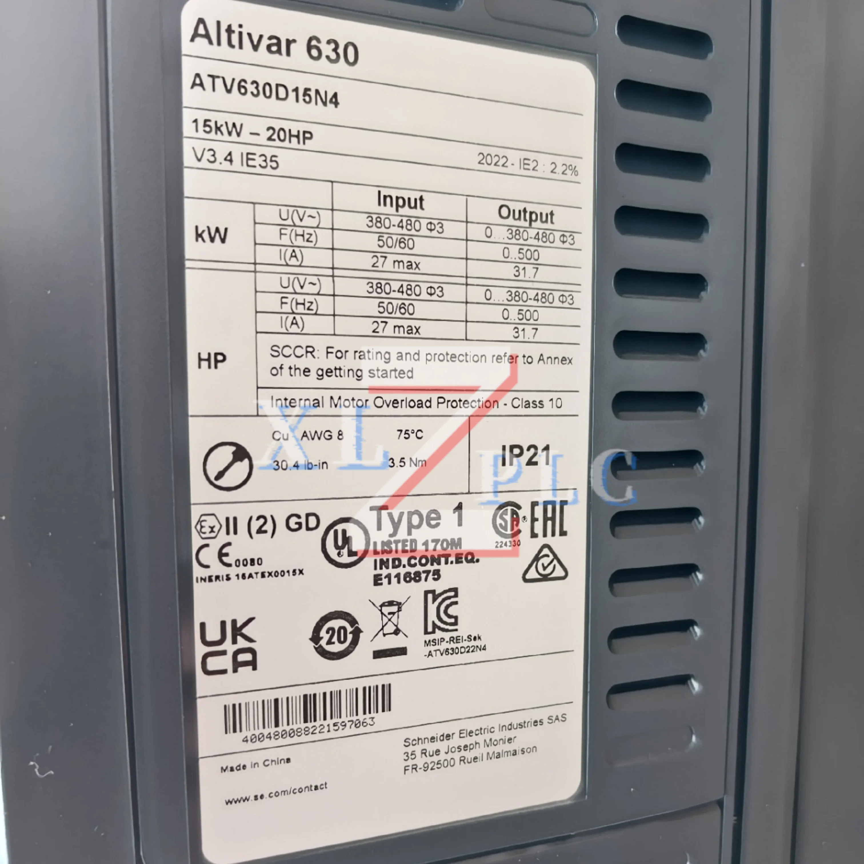 ATV630D15N4 ATV630D18N4 내 새 주파수 변환기