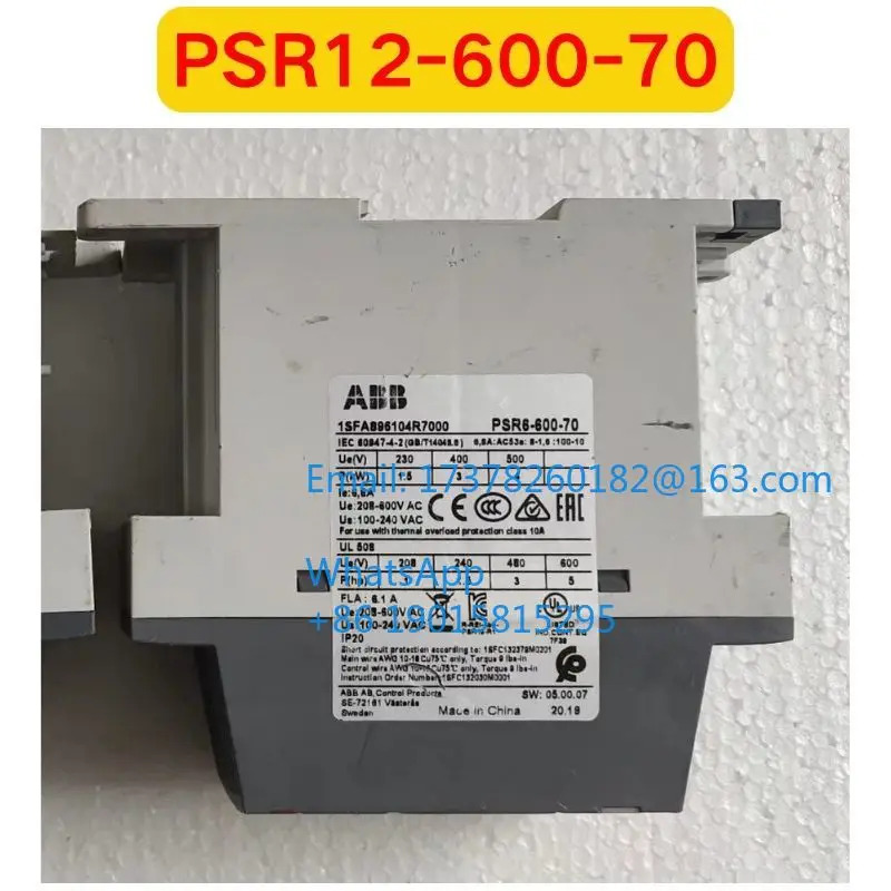 리퍼 PSR6-600-70 소프트 스타트 기능 OK
