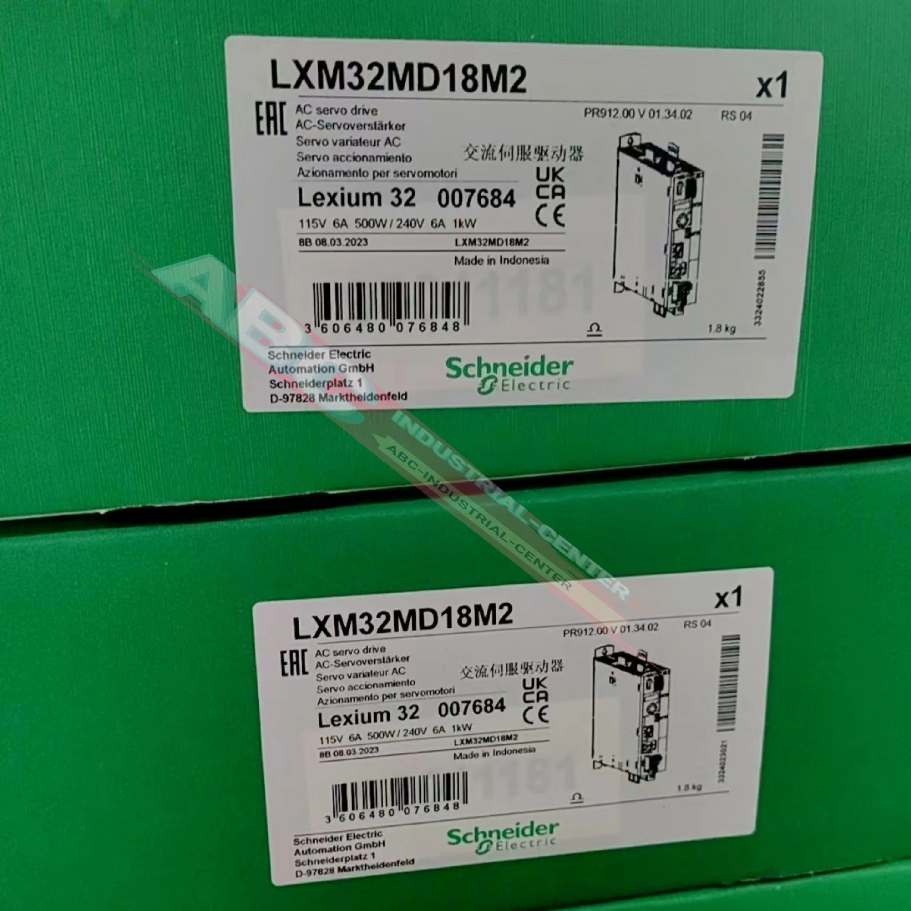 서보 드라이브 LXM32MD18M2 신