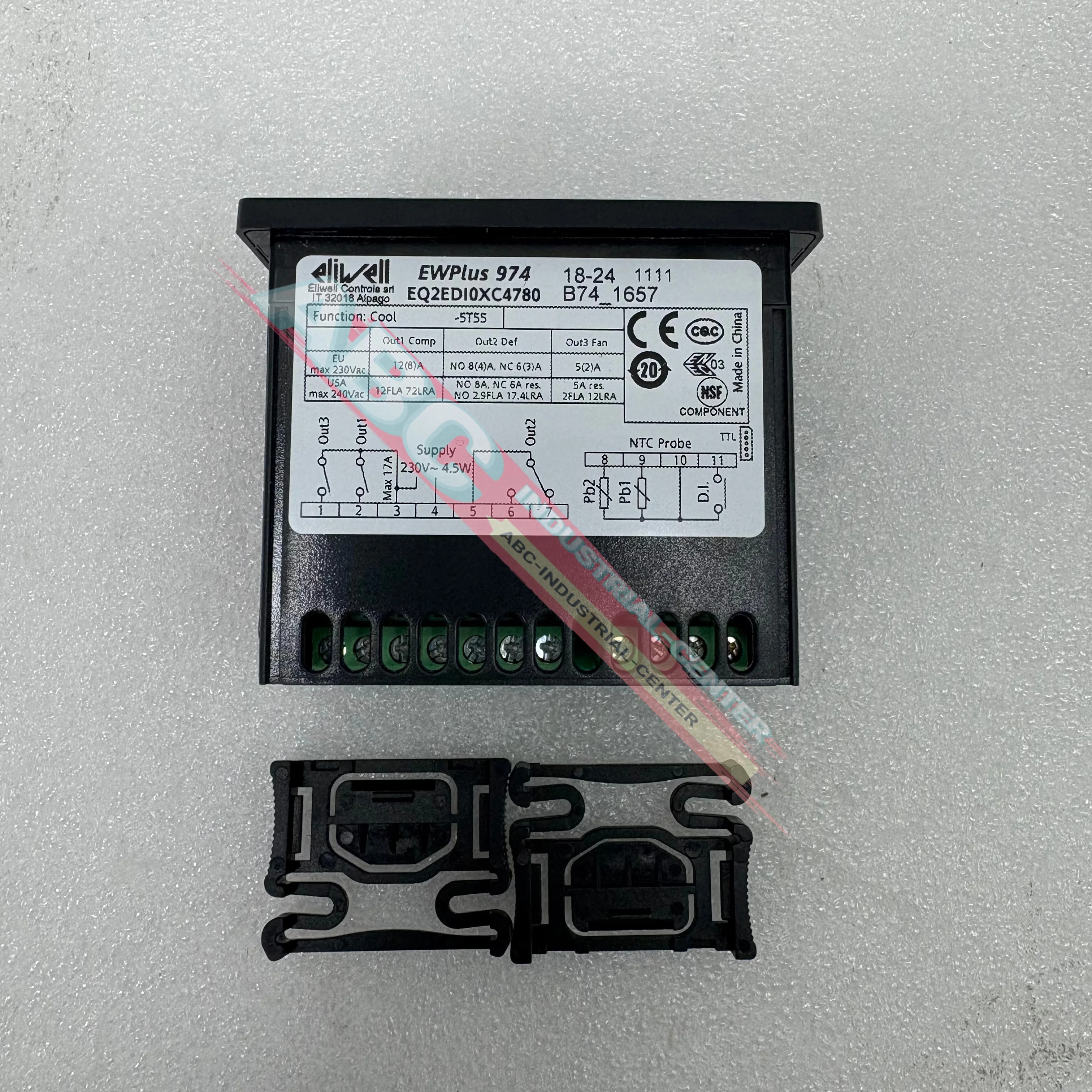 오리지널 EWPlus 974 EQ2EDI0XC4780 온도 조절기