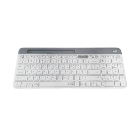 로지텍코리아 K580 슬림 멀티 무선 블루투스 키보드 화이트