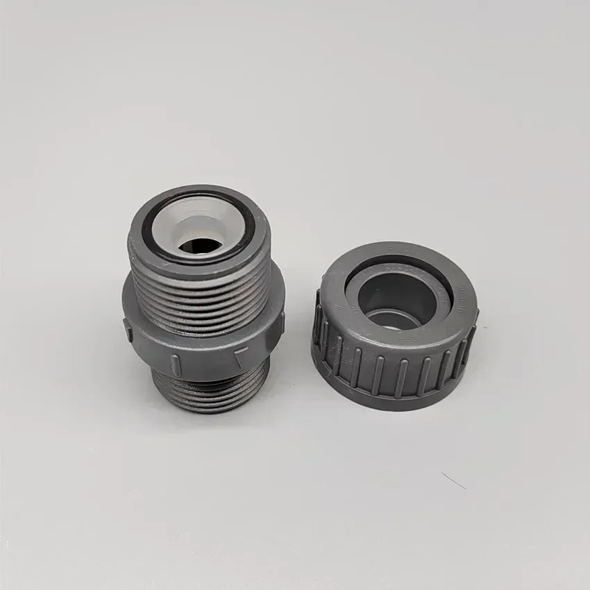 Luo 계량 펌프 DN15 단방향 밸브 DN20 체크밸브 DN25 입구 출구 연결 PVC 스테인레스 스틸 PVDF