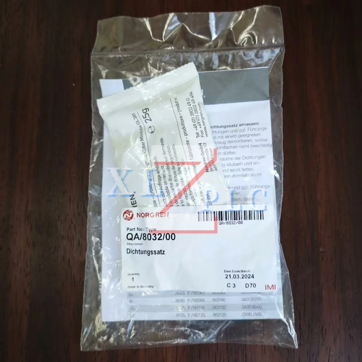 실린더 키트 QA/8032/00 신규 입고