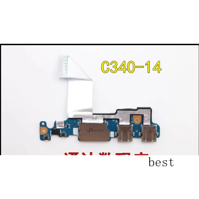 Lenovo호환 Ideapad C340-14IWL FLEX-14IWL 스위치 전원 Botton USB 보드 케이블 NBX0002GB00 EL4C4 LS-H085P 5C50W875