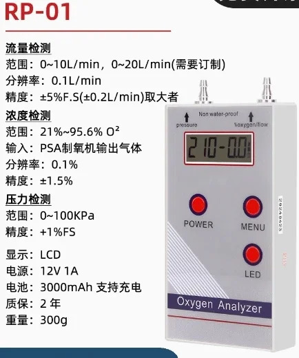 휴대감지기 RP-01은 산소 발생기 감지