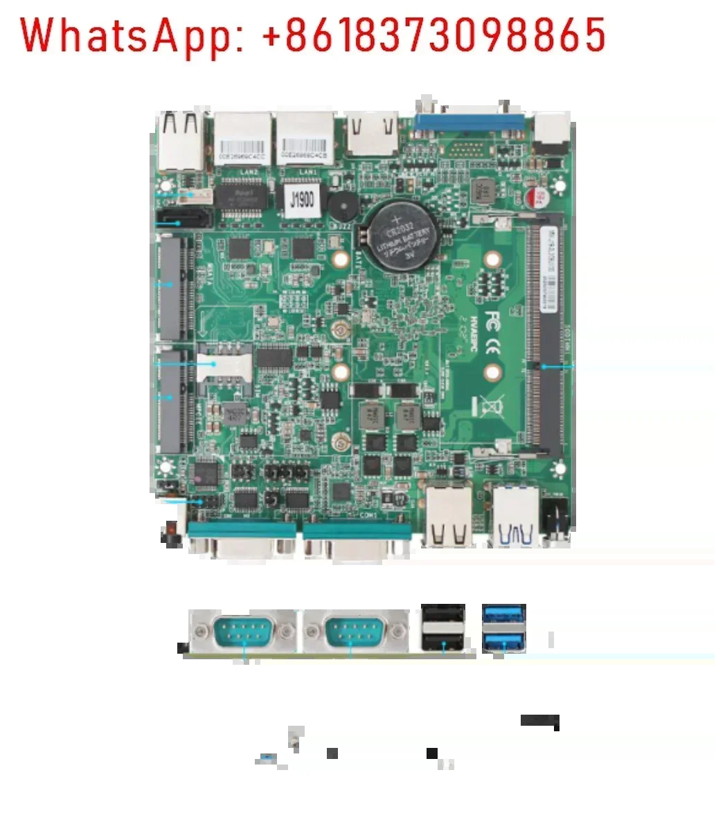 N2840/N2940/J1900/J1800 듀얼 네트워크 포트 직렬 12x12 미니 산업제어 컴퓨터 메보드