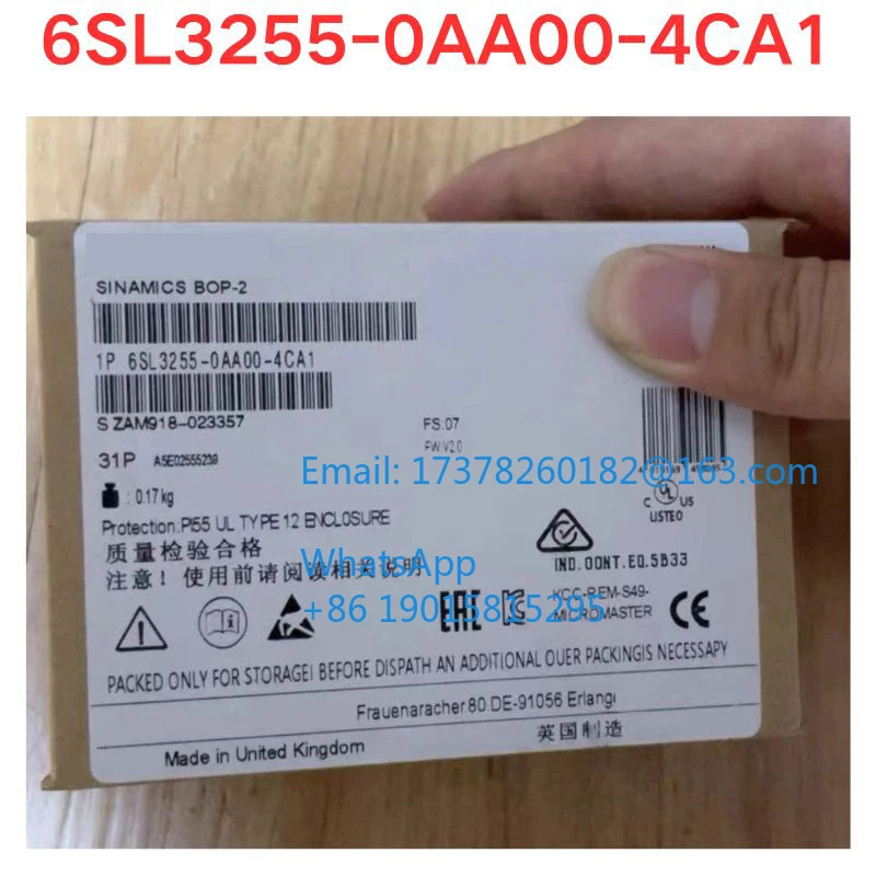 원본 6SL3255-0AA00-4CA1 G120 주파수 변환기 BOP-2 제어판