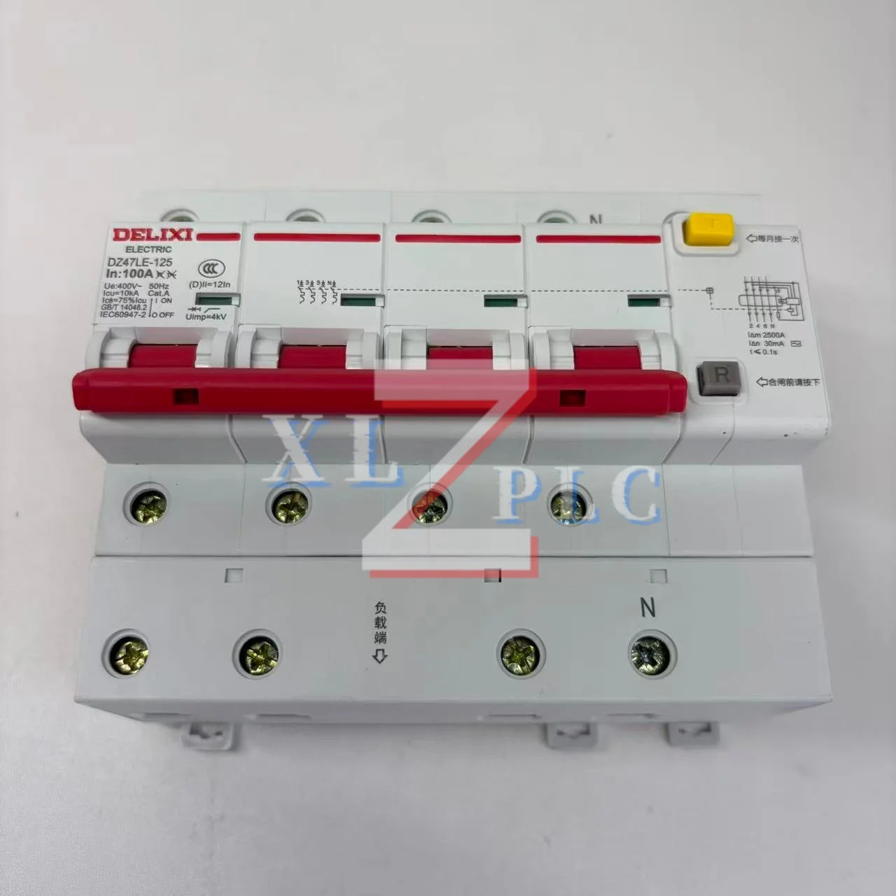 새 DZ47LE-125 100A 4P r 80A 125A 회로차단기