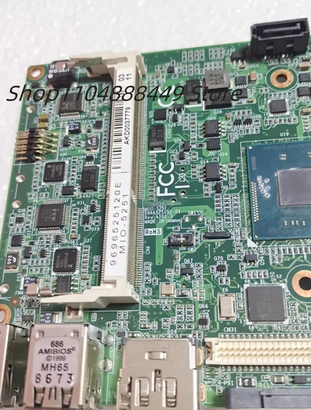 MIO-5251 R101-03 CPU J1900 19A6525102-01 산업장비 마더보드