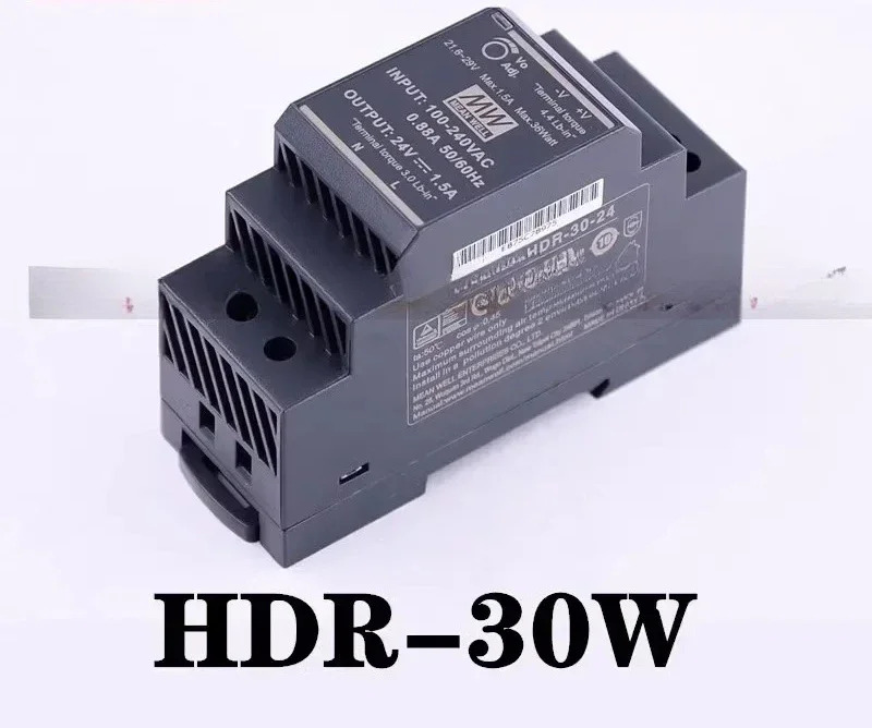 대만 Mingwei HDR 레일 DR-15/30/60/100/150W 스위치 전원공급장치 5V/12V/24V/48V