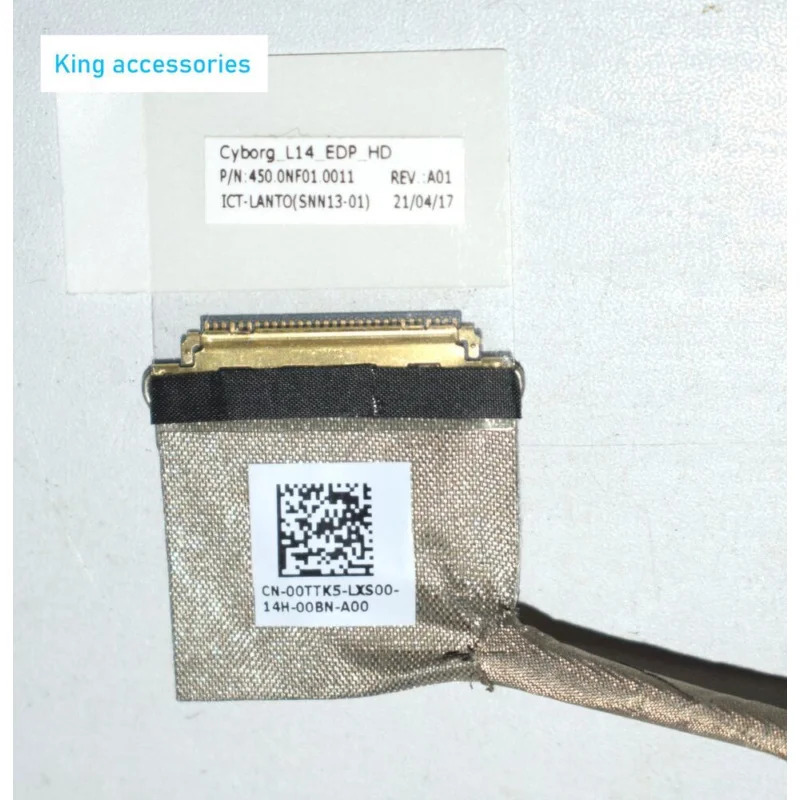 Lvds 와이어 스크린 라LCD 케이블 델 래티튜드 3420 E3420 00TTK5 0TTK5 신