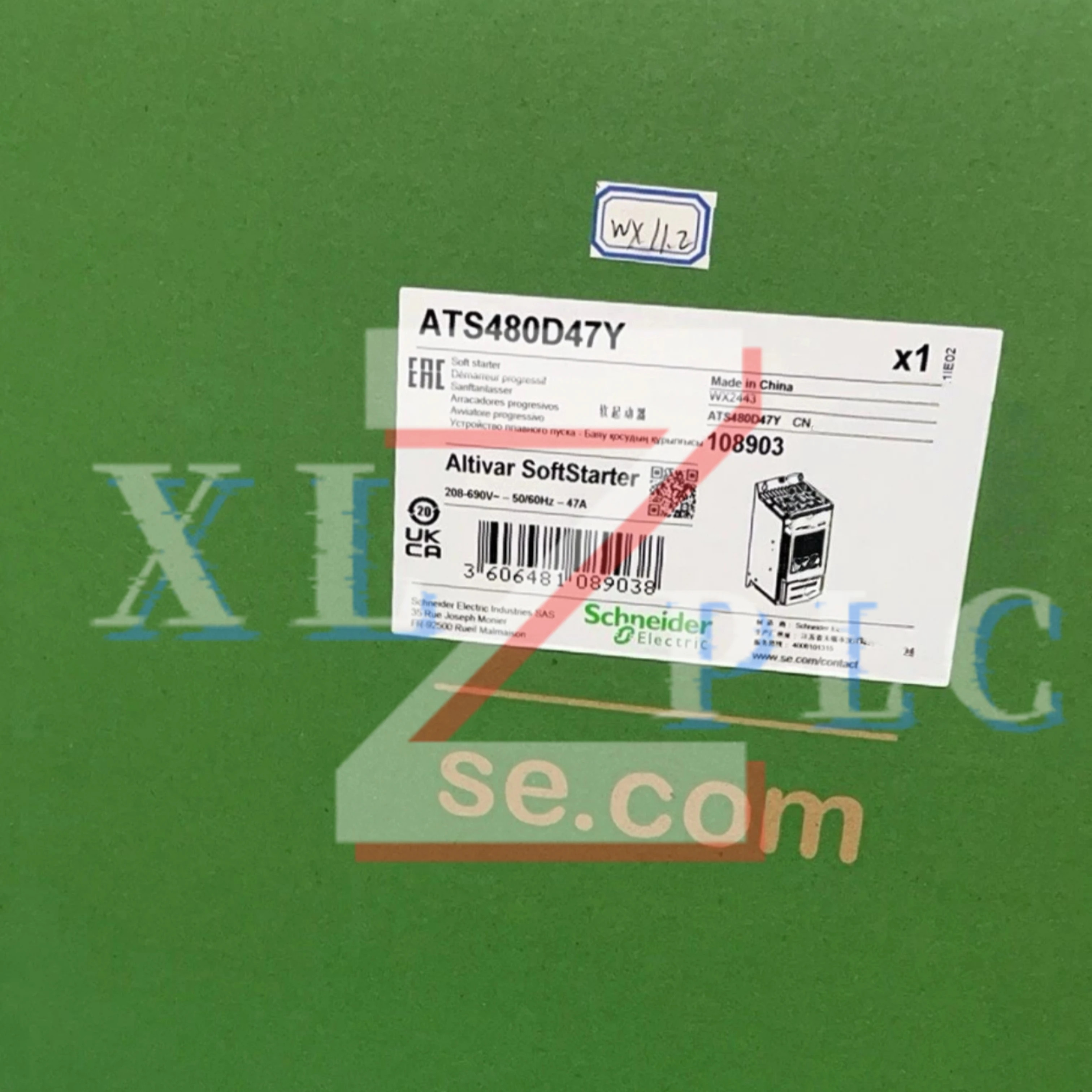 소프트 스타터 새 ATS480D17Y 17A 7.5kW ATS480D22Y 22A 11kW ATS480D32Y 32A 15kW ATS480D38Y 38A 18.5kW ATS480