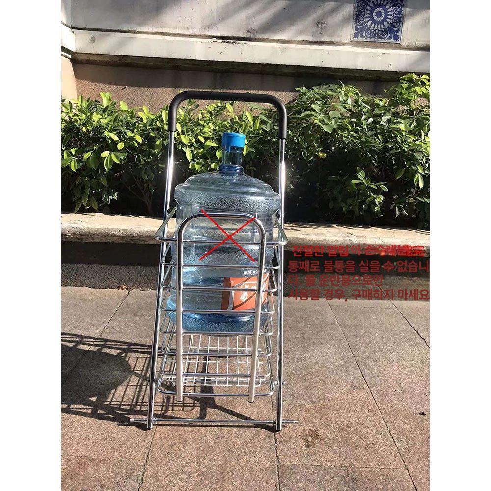 쇼핑 이동식 카트 접이식 구루마 중형 동네마트 시장가방 대차 마트 - 상세 이미지 4