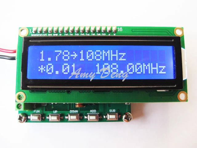 DDS FM 신호 78108MHz PLL