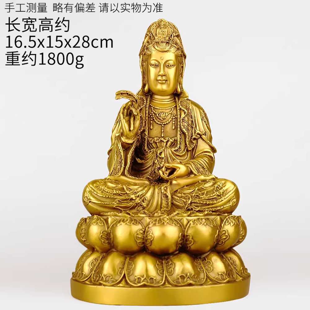 관세음보살상 미니 불상 반가사유상 동상 천수관음 5호 29cm - 상세 이미지 5